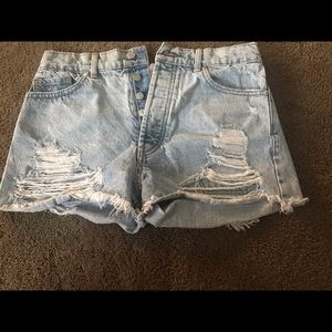 Revice Denim Button Fly Shorts Sz 28